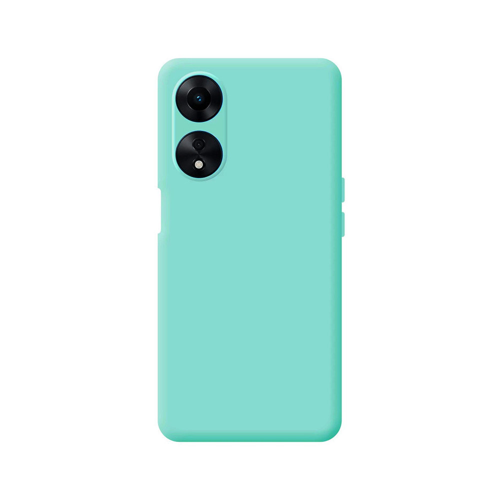 Capa OPPO A38 Soft Silky Verde Água Capa OPPO A38 Soft Silky Verde Água