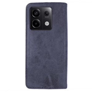 Capa Xiaomi Poco X6 5G Flip Efeito Pele Azul