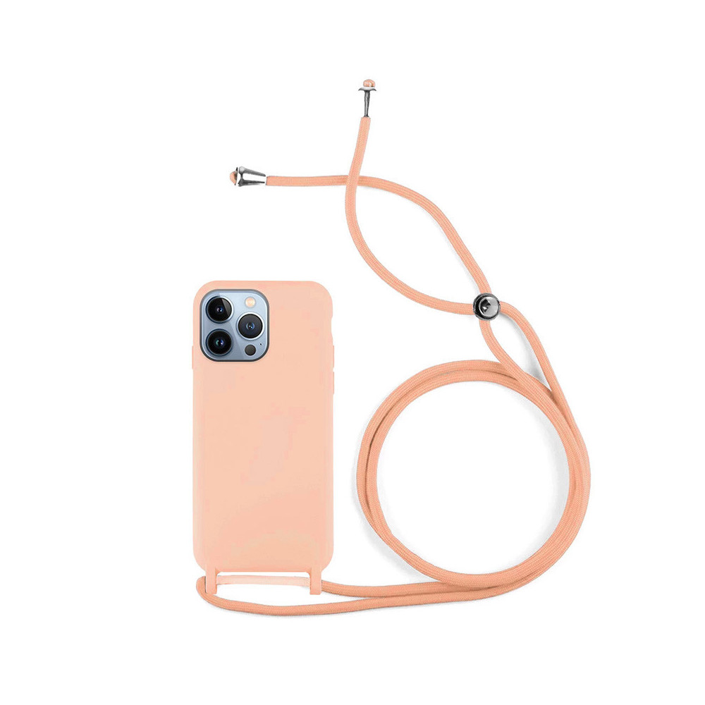 Capa Xiaomi Redmi 12C Silky Cordão Rosa Capa Xiaomi Redmi 12C Silky Cordão Rosa