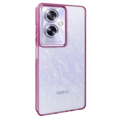 Capa OPPO A79 5G Transparente Frame Rosa