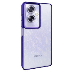 Capa OPPO A79 5G Transparente Frame Lilás