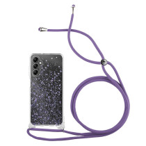 Capa Samsung S23 FE 5G Brilhantes Cordão Lilás