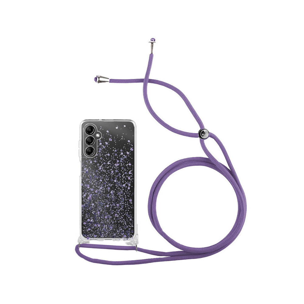 Capa Samsung S23 FE 5G Brilhantes Cordão Lilás