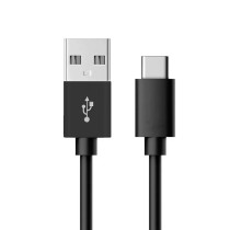 Cabo USB-C / USB-A 3A 1 Metro Preto