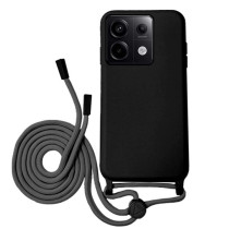 Capa Xiaomi Redmi Note 13 Pro 4G Silky Cordão Preto