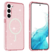Capa Samsung S23+ MagSafe Brilhantes Rosa