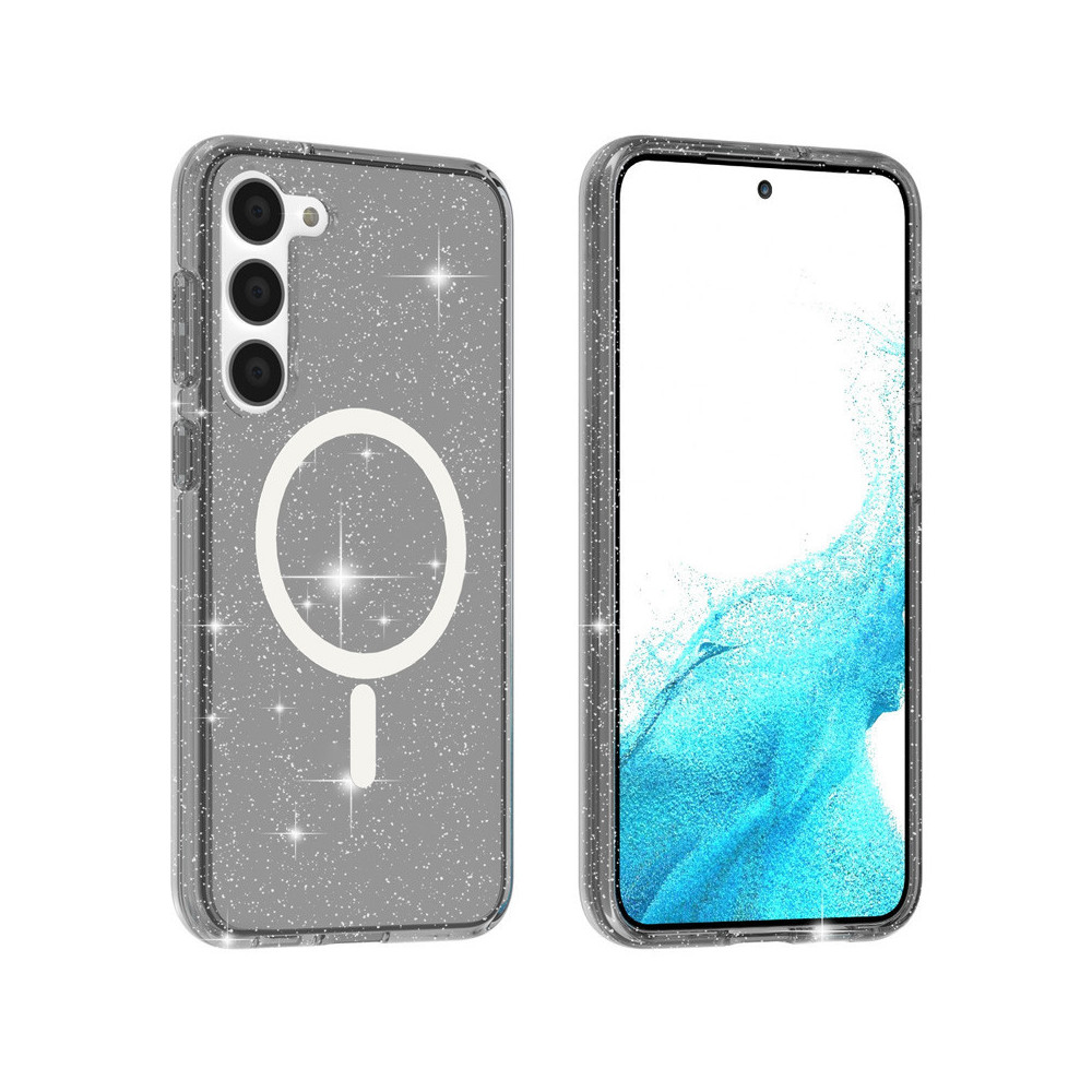 Capa Samsung S22+ MagSafe Brilhantes Preto