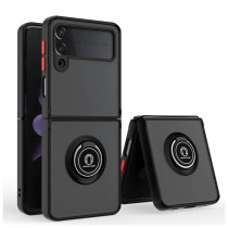 Capa Samsung Z Flip 5 Híbrida Anel Preto