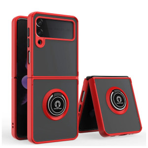 Capa Samsung Z Flip 5 Híbrida Anel Vermelho