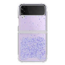 Capa Samsung Z Flip 5 Anti Choque Brilhantes Lilás