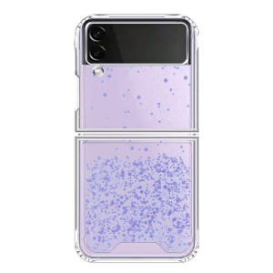 Capa Samsung Z Flip 5 Anti Choque Brilhantes Lilás