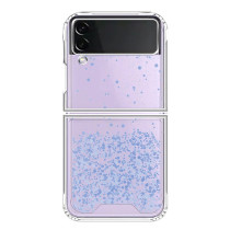 Capa Samsung Z Flip 5 Anti Choque Brilhantes Azul