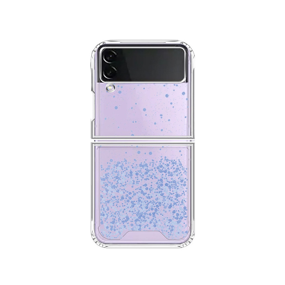 Capa Samsung Z Flip 6 Anti Choque Brilhantes Azul Capa Samsung Z Flip 6 Anti Choque Brilhantes Azul