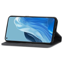 Capa Alcatel 3L 2021 Flip Efeito Pele Preto