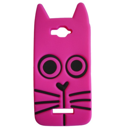 Capa Silicone Gato One Touch Pop C7