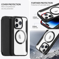 Capa iPhone 16 Pro Max Flip Elegance Magsafe Preto