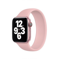 Correia Elástica de Silicone Apple Watch 42 a 44mm - Rosa