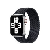 Correia Elástica Trançada iWatch 42 a 44mm - Preta