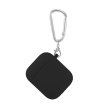 Capa Protetora de Silicone para AirPods 1/2 Preto