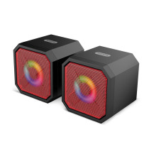 MA805-RD Alto-falante Multimídia Iluminação RGB 2.0 - Vermelho