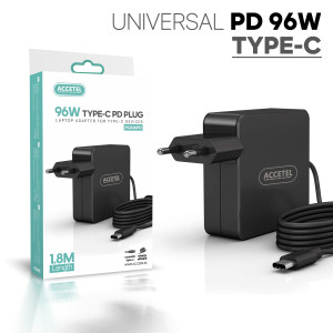 PCA96PD Carregador Universal 96W PD com Conector Tipo-C