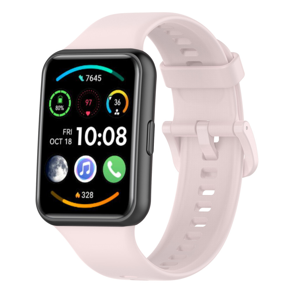 Correia de Silicone Huawei Watch Fit 2 Rosa