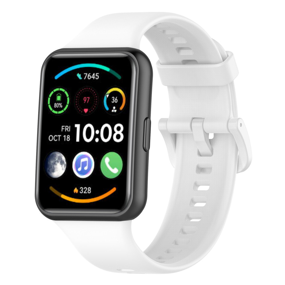 Correia de Silicone Huawei Watch Fit 2 Branco