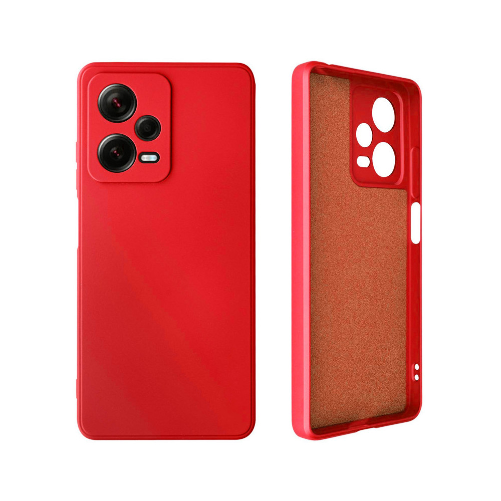 Capa Xiaomi Redmi Note 12 Pro Soft Silky Vermelho Capa Xiaomi Redmi Note 12 Pro Soft Silky Vermelho