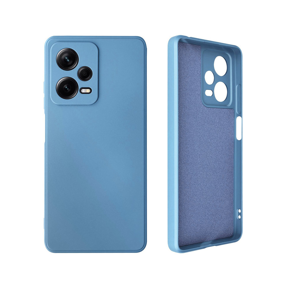 Capa Xiaomi Redmi Note 12 Pro 5G Soft Silky Azul Capa Xiaomi Redmi Note 12 Pro 5G Soft Silky Azul