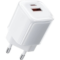 Carregador WIWU Jello 30W Tipo-C +USB-A U018