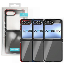 Capa Smoked Apokin de Rock Samsung Z Flip 6 - Azul