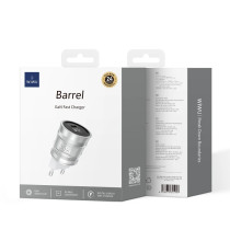 Wiwu Carregador 30W Tipo-C Com Barrel U-027 Ecrã