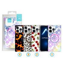 Capa Metalização Magsafe com desenhos iPhone 14 Pro Max