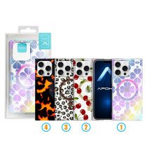 Capa Metalização Magsafe com desenhos iPhone 15 Pro Max