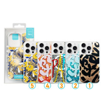 Capa Purpurina Magsafe com desenhos iPhone 13/14