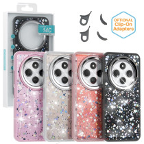 Capa Bling-Bling para Xiaomi Redmi 14C - Rosa