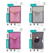 Portfólio de Efeito de Purpurina Compatível Poster Magsafe - Cinzento