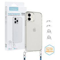 Capa 2en1 ClearStrap transparente para iPhone 11