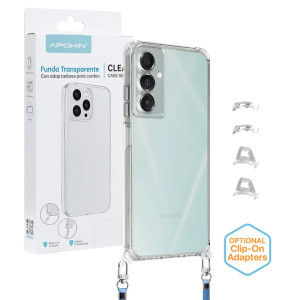 Capa 2en1 ClearStrap transparente para Samsung A25