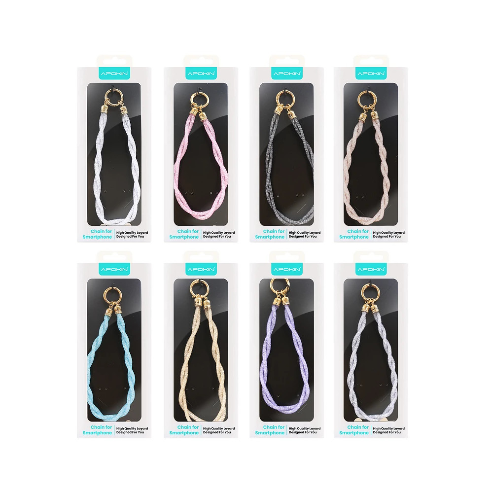 Diamantes de cabo treinados em Malha com adaptador de suspensão universal - Cinzento