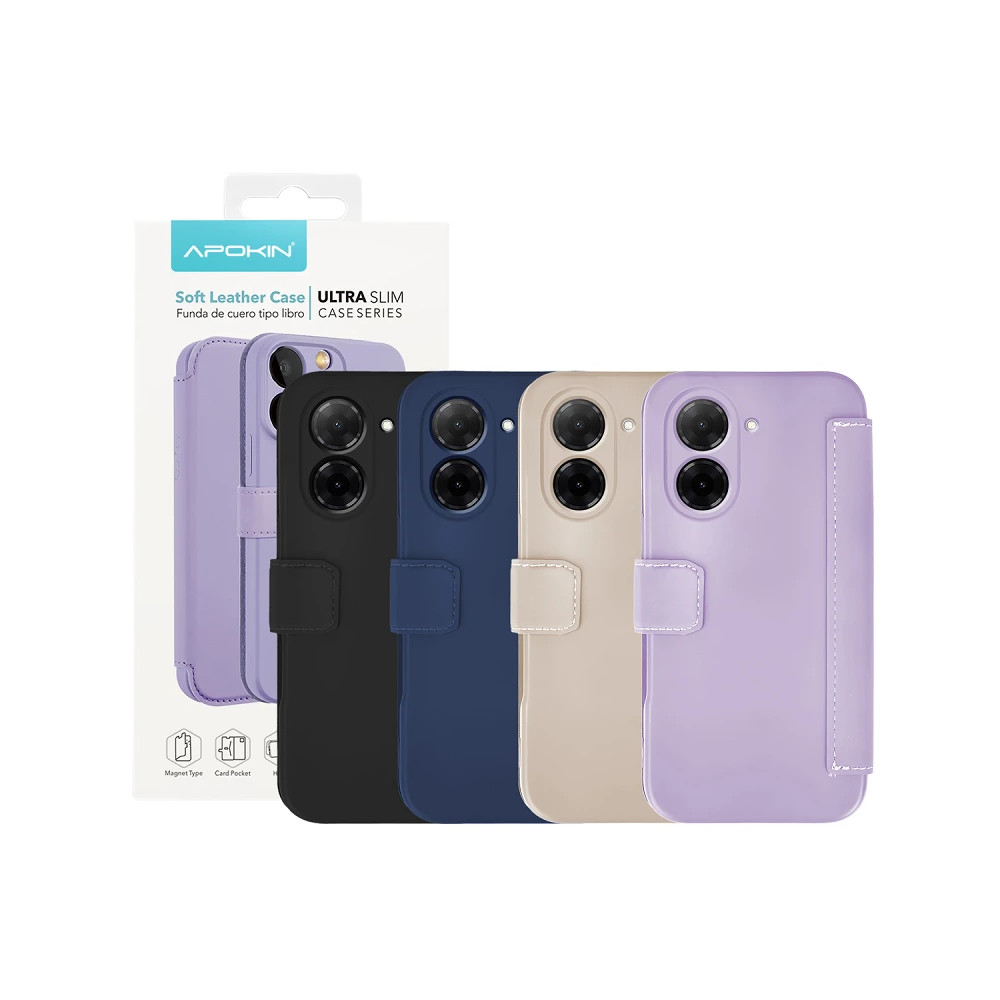 Capa cobertura de couro de silicone Xiaomi Redmi A5 4-Colors - Preto