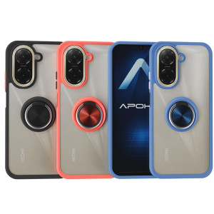 Capa Gel Xiaomi Redmi A5 Iman com suporte Smoked - Vermelho