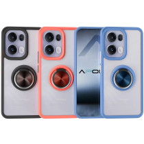 Capa Gel Oppo A5 Pro Iman com suporte Smoked - Azul