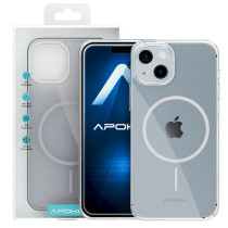 Capa Apokin transparente MagSafe Slim para iPhone 13/14