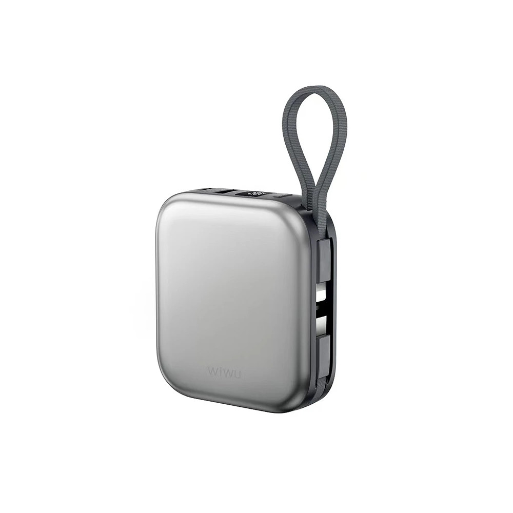 WIWU Banco de potência 10000 mAh Magsafe Wi-P055 Prata