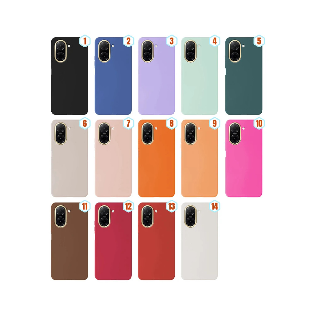 Capa Pele de efeito de silicone líquido Xiaomi Redmi A5 disponível em - Menta