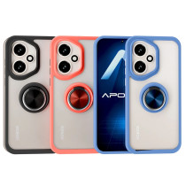 Capa Gel Honor 200 Pro Iman com suporte Smoked