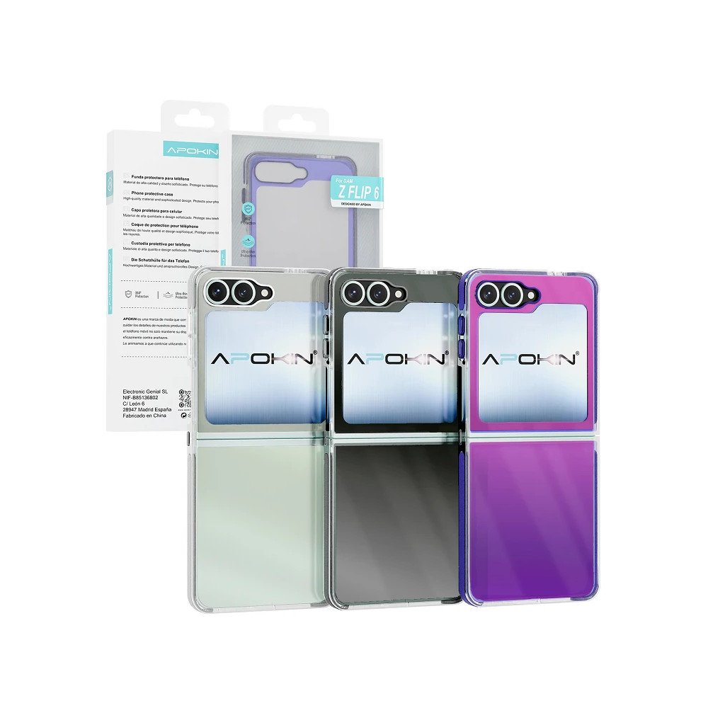 Capa Camaleão para Samsung Z Flip 7 - Roxo