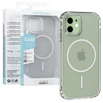 Capa Apokin transparente MagSafe Basic para iPhone 11