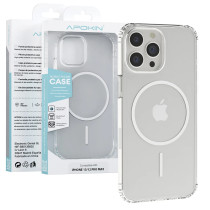 Capa Apokin transparente MagSafe Basic para iPhone 13 Pro Max/12 Pro Max